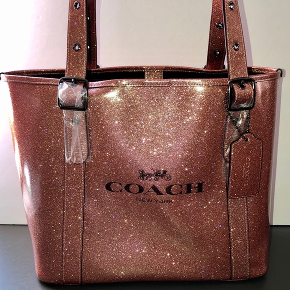 coach glitter tote
